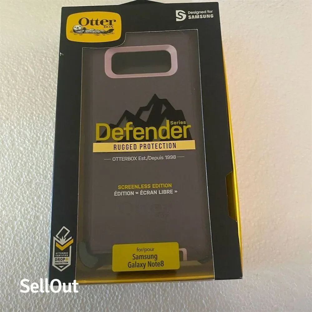OtterBox Defender Case for Samsung Galaxy Note8 purple w/ Belt Clip